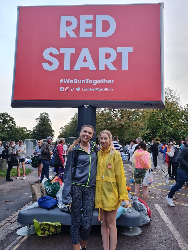 london marathon red start