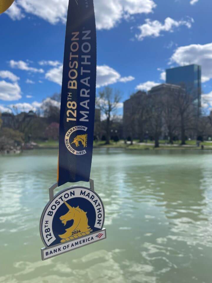 medaille boston marathon