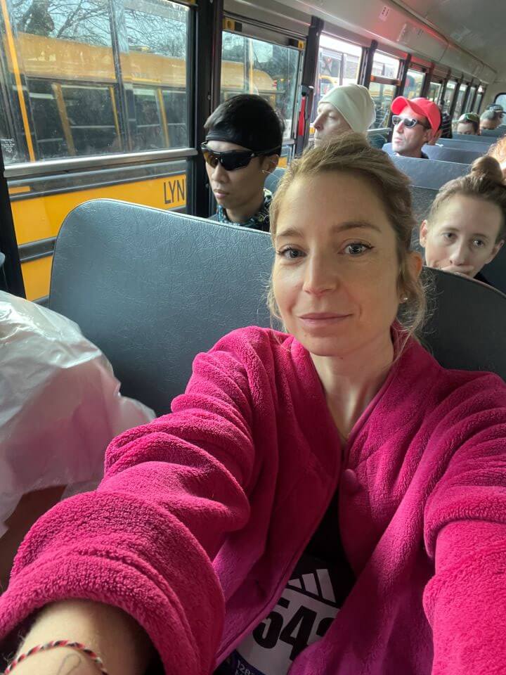 school bus marathon boston